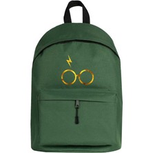 Zepplin Giyim Harry P. Glasses Sırt Çantası Yeşil Renk
