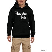 Zepplin Giyim Mercyful Fate Siyah Çocuk Kapşonlu Sweatshirt