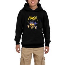 Zepplin Giyim Havok Band Deals Merch Siyah Çocuk Kapşonlu Sweatshirt