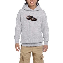 Zepplin Giyim Aston Martin Vantage Gri Çocuk Kapşonlu Sweatshirt
