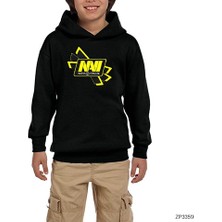 Zepplin Giyim Natus Vincere Cross Line Siyah Çocuk Kapşonlu Sweatshirt