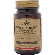 Solgar Nero Nutrients Takviye Edici Gıda 30 Kapsül