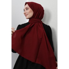 Pamuk Kraş Şal Bordo