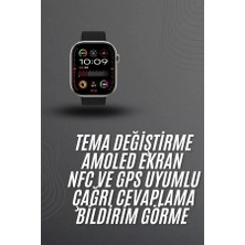 Ceylan Adam Akıllı Saat 2.02 Inch Nabız Ölçer Arama Konuşma Müzik Dinleme