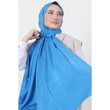 Giza Store Model Saten Şal Mavi