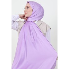 Giza Store Model Saten Şal Açık Lila