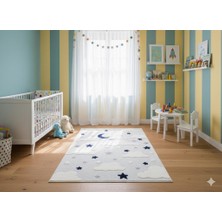 Quincey Bukleli Renkli Yumuşak Peluş Çocuk Bebek Genç Odası Halısı