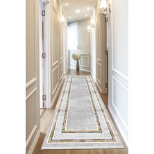 Bazaar Forum Pamuk Taban Dijital Baskı Kaymaz Tüy Dökmeyen Makinada Yıkanabilir Salon Halısı Mutfak Halısı