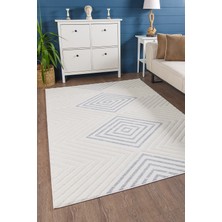 Venucci Home & Living Quincey Bukleli Yumuşak Peluş Post Shaggy Krem Çocuk Odası Oturma Odası Salon Mutfak Halısı