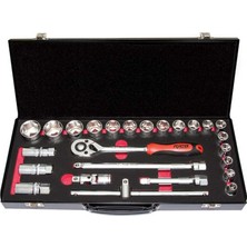 Rico 006-RC1126 25 Parça 1/2’’ Lokma Seti 6 Köşe