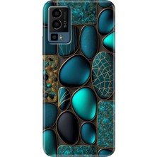 Egstech General Mobile Gm 23 Kılıf Desenli GM23 Silikon Case Uv Marble