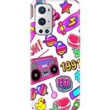 Egstech Oneplus 9 Pro Kılıf Desenli Design Silikon 90'lar