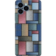 Egstech Omix X6 Kılıf Silikon Özel Kapak Jean Pattern