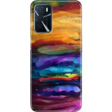 Egstech Oppo A16 Kılıf (CPH2269) Uyumlu Silikon Tasarım Stok Sulu Boya