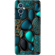 Egstech Oneplus 9 Kılıf Desenli Silikon Renkli Tpu Uv Marble
