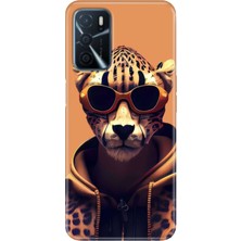 Egstech Oppo A16 Kılıf (CPH2269) Uyumlu Silikon Tasarım Stok Tiger