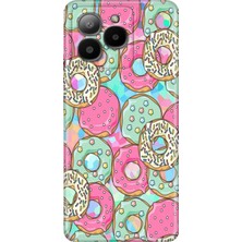 Egstech Omix X7 Kılıf Silikon Tasarım Stok Donut