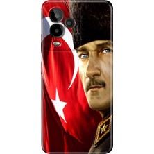 Egstech General Mobile Gm 24 Pro Kılıf Desenli Esnek Silikon Temalı Mustafa Kemal