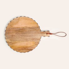 Zsa Zsa Zsu Nohar Mango Ağacı Sunum Tahtası 39x32x1 Cm Mavi