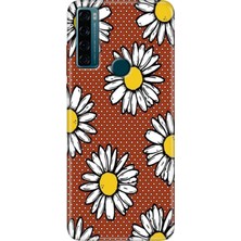 Egstech Tcl 20 Se Kılıf Baskılı Silikon Renkli Resimli Arka Kapak Puantiye