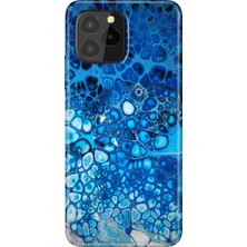 Egstech Oukitel C21 Pro / Plus Uyumlu Kılıf Desenli Silikon Renkli Tpu Uv Derin Mavi