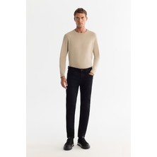Avva Erkek Siyah Rinse Yıkama Berlin Slim Fit Jean Pantonlon A42Y3514