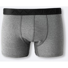 Avva Erkek Antrasit Basic Pamuklu Tekli Regular Fit Boxer B009510