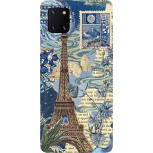 TechTree Samsung Galaxy Note 10 Lite Uyumlu Paris ve Eyfel Kulesi Baskılı Silikon Kılıf