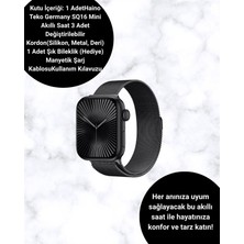 Ceylan Adam Akıllı Saat Sq-16 Mini Series 10 | Unisex Tasarım, Sağlık ve Spor Takibi