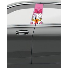 Pi Dekorasyon Araç Kapı Direk Kaplama Folyosu Desenli  Sağ Sol Takım 2 Adet  22X50 cm