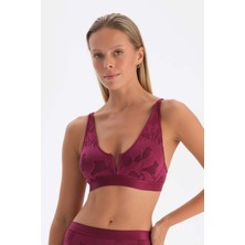 Dagi Mürdüm Önü V Detaylı Dantelli Bralet