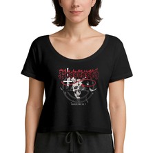 Zepplin Giyim Possessed Shadowcult Siyah Kadın Tişört