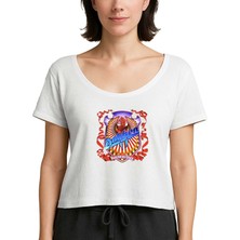 Zepplin Giyim Dokken Back For The Attack Beyaz Kadın Tişört