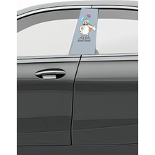 Pi Dekorasyon Araç Kapı Direk Kaplama Folyosu Desenli (Sağ Sol Takım) (2 Adet) - 22X50 cm