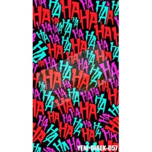 Pi Dekorasyon Araç Kapı Direk Kaplama Folyosu Joker Desenli (Sağ Sol Takım) (2 Adet) - 22X50 cm