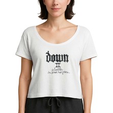 Z zepplin Down Ii A Bustle In Your Hedgerow Beyaz Kadın Tişört