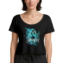 Zepplin Giyim Suffacation Of The Dark Light Siyah Kadın Tişört