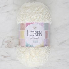 Loren Lamb Açık Krem El Örgü Ipi - R019 - 34419