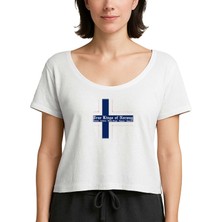 Z zepplin True Kings Of Norway Beyaz Kadın Tişört