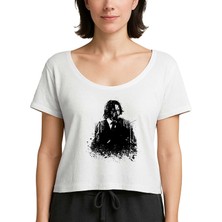 Zepplin Giyim John Wick Chapter Siluet Siyah Kadın Tişört