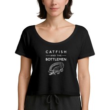 Zepplin Giyim Catfish And The Bottlemen The Ride Siyah Kadın Tişört