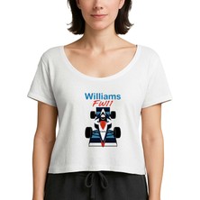 Zepplin Giyim F1 Williams Beyaz Kadın Tişört