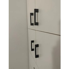 Plasfire Dolap Mobilya Kapak Kulp ( Iki Delik Arası 78MM) 5li Paket