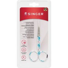 Kıvrık Uçlu Renkli Nakış Makası (4")