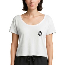 Zepplin Giyim Renault New Logo Beyaz Kadın Tişört