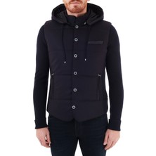 Gran Sasso Kapüşonlu Cepli Yünlü Mont Erkek Mont 23191 51303 598