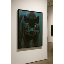 Black Panther – Siyah Panter Portre Sanat Posteri (Çerçeveli)