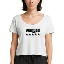 Zepplin Giyim Wanted Beyaz Kadın Tişört