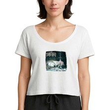 Zepplin Giyim Belphegor The Last Supper Beyaz Kadın Tişört