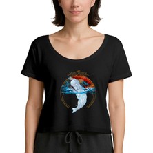 Z zepplin Mastodon Leviathan Siyah Kadın Tişört